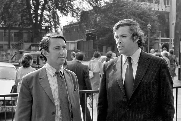 David Steel M. P. (left) and John Pardoe M. P. seen here during the contest for Liberal