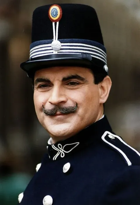 Framed Print : David Suchet Actor dressed in policemans uniform dbase A©Mirrorpix