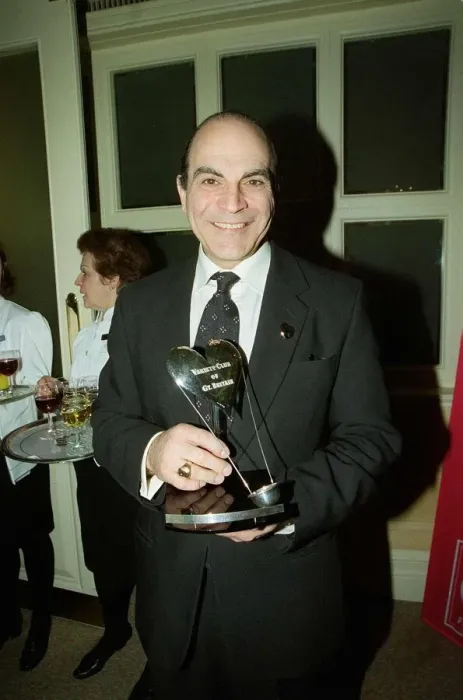 Framed Print : David Suchet actor February 1999 at the London Hilton for the Variety Club of Great Framed Print : David Suchet actor February 1999 at the London Hilton for the Variety Club of Great