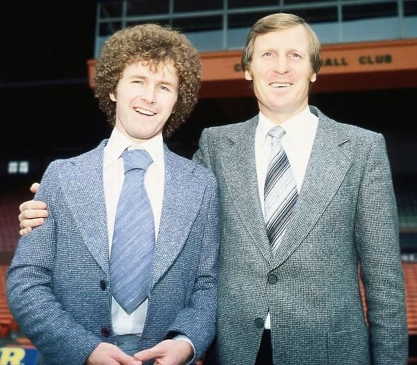 Davie Provan after signing for Celtic September 1978