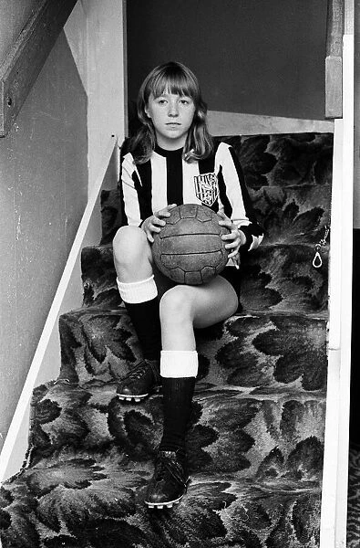 Debbie Euston, aged 10, from Basildon, who has been banned from playing for a boys