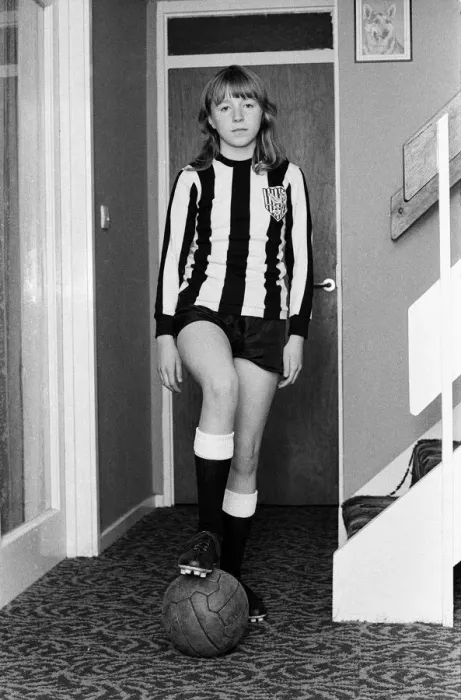 Framed Print : Debbie Euston, aged 10, from Basildon, who has been banned from playing for a boys Framed Print : Debbie Euston, aged 10, from Basildon, who has been banned from playing for a boys