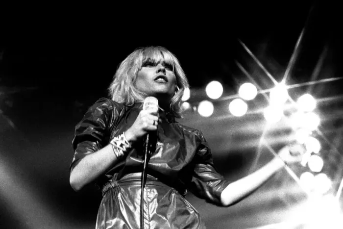 Framed Print : Debbie Harry of Blondie performs in concert at Newcastle City Hall 4 January 1980