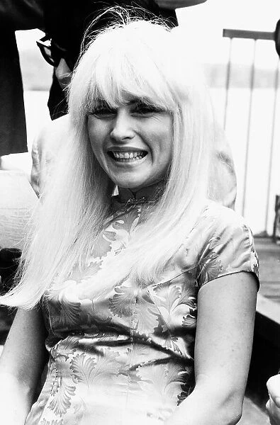 Debbie Harry Singer leader of the pop group Blondie