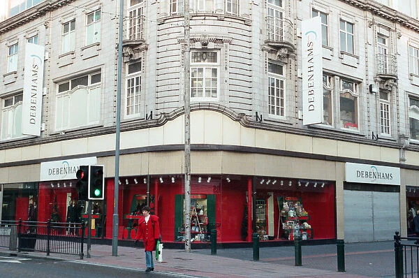 Debenhams store, Middlesbrough. Pictured the day after the delivery area at the rear of