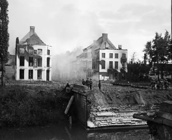 The Defence of Lierre This picture was taken just after the fall of the Belgian