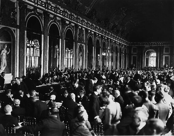 A defining moment of the 20th Century. The signing of the Versailles Peace Treaty in