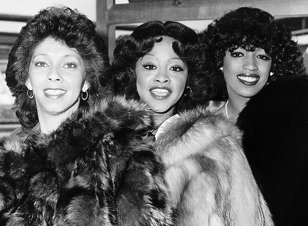 The Three Degrees, music group, 31st March 1980
