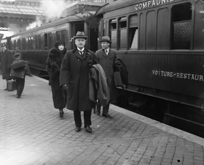 Framed Print : Delegates leave for the Inter - Allied conference in Paris - Lord Framed Print : Delegates leave for the Inter - Allied conference in Paris - Lord