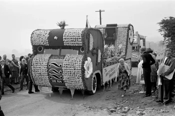 Framed Print : Denby Dale Pie Festival, 5th September 1964. Denby Dale is a village in the borough of Framed Print : Denby Dale Pie Festival, 5th September 1964. Denby Dale is a village in the borough of