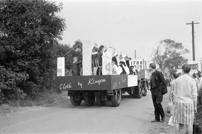 Framed Print : Denby Dale Pie Festival, 5th September 1964. Denby Dale is a village in the borough of Framed Print : Denby Dale Pie Festival, 5th September 1964. Denby Dale is a village in the borough of