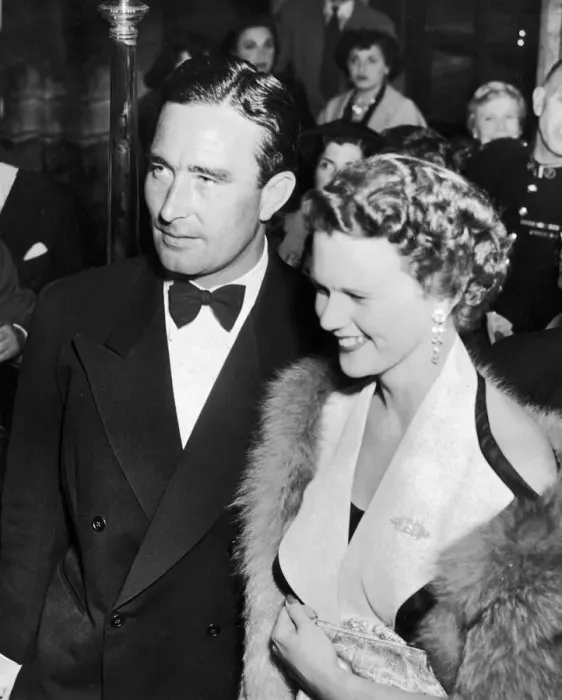 Framed Print : Denis Compton with partner arriving at the Variety show at london Palladium for Sid Framed Print : Denis Compton with partner arriving at the Variety show at london Palladium for Sid