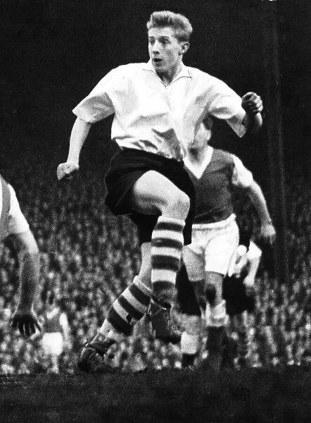 Denis Law playing for Huddersfield Town 1959