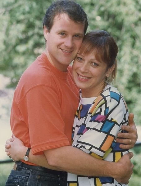 Denise Welch with Actor Ian Sharrock 1 June 1992 circaa