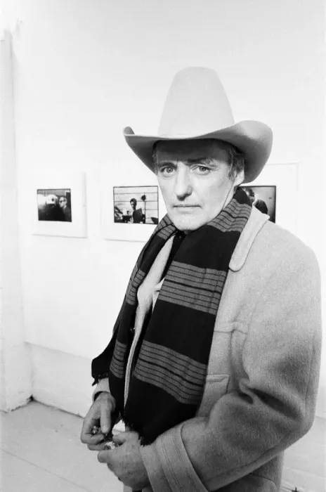 Framed Print : Dennis Hopper US Film director and actor seen here at the Triangle Cinema in Aston