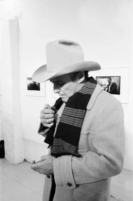Framed Print : Dennis Hopper US Film director and actor seen here at the Triangle Cinema in Aston