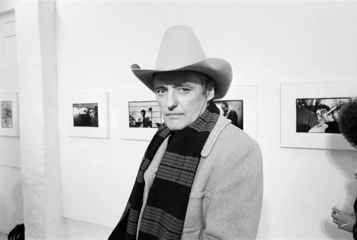 Framed Print : Dennis Hopper US Film director and actor seen here at the Triangle Cinema in Aston Framed Print : Dennis Hopper US Film director and actor seen here at the Triangle Cinema in Aston