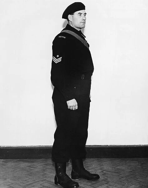 A Depot Superintendent of the Rescue Service. Note his beret and anklets