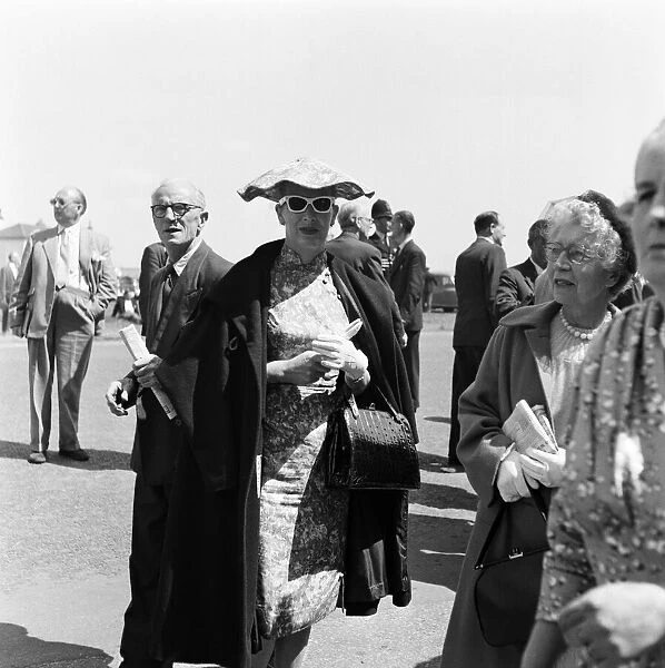 Derby Day at Epsom. Pictured, Jackie Evans. 3rd June 1959