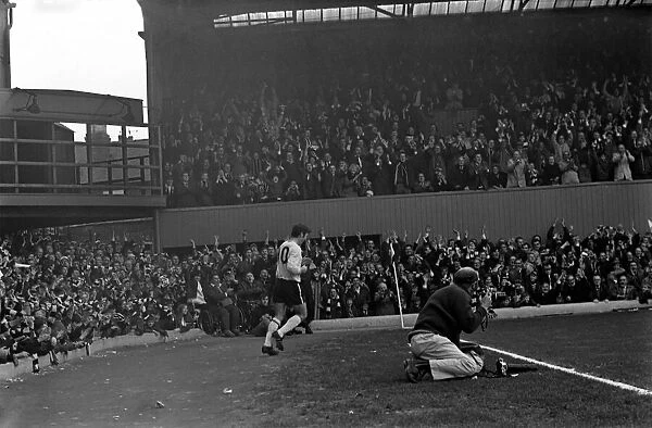 Derby v. Liverpool. Hector receives conopats from crowd and players