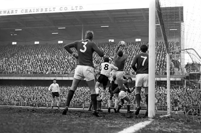 Framed Print : Derby v. Nottingham Forest. Action from the match. December 1969 Z11534-034 Framed Print : Derby v. Nottingham Forest. Action from the match. December 1969 Z11534-034