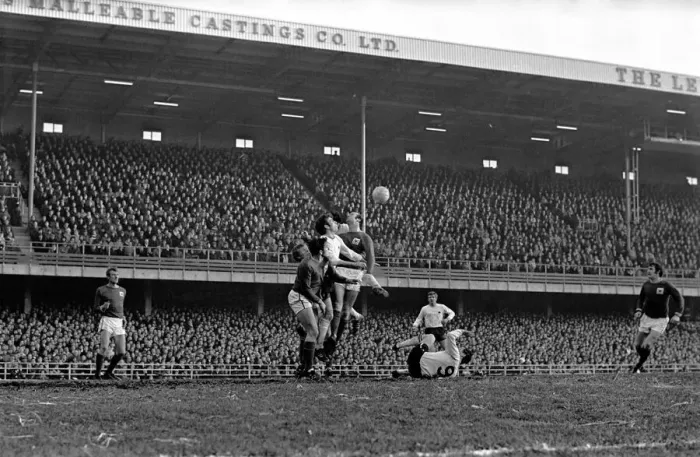 Framed Print : Derby v. Nottingham Forest. Hennessey, Hector, Hindley and O Hare