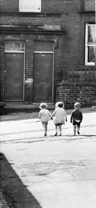 Framed Print : Derelict housing in an area of Newcastle - An adventure to Children finding anythig to Framed Print : Derelict housing in an area of Newcastle - An adventure to Children finding anythig to