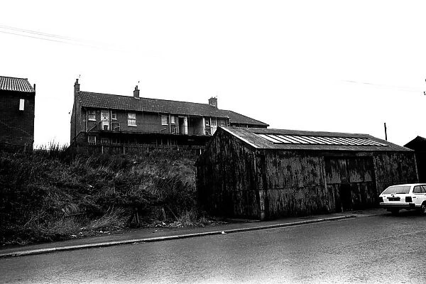 Dereliction along the quayside in Newcastle. 20  /  10  /  80