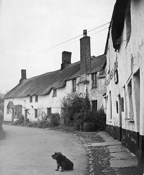 A deserted village, Stokenham, Devon, England, World War Two