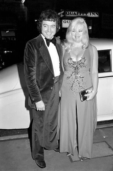 Diana Dors and Alan Lake. February 1975 75-00872-005