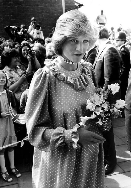 Diana Princess Of Wales - 18th May 1982. The Princess Of Wales Visiting The Albany