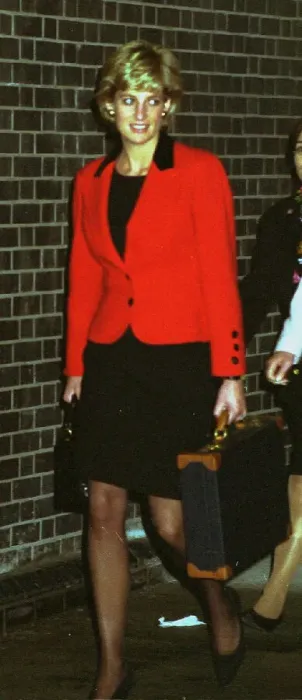 Framed Print : Diana, Princess of Wales, arrives at Heathrow Airport after returning from her four day Framed Print : Diana, Princess of Wales, arrives at Heathrow Airport after returning from her four day