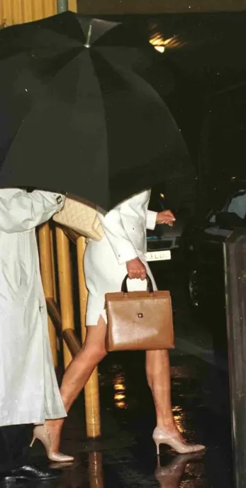 Framed Print : Diana, Princess of Wales arriving back at Heathrow Airport in London following her short Framed Print : Diana, Princess of Wales arriving back at Heathrow Airport in London following her short