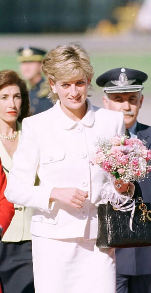 Diana, Princess of Wales on her four day visit to Argentina in her role as goodwill