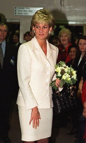 Diana, Princess of Wales, at the National Hospital for Neurology