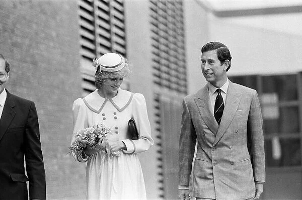 Diana, Princess of Wales and Prince Charles, Prince of Wales in Halifax, Canada