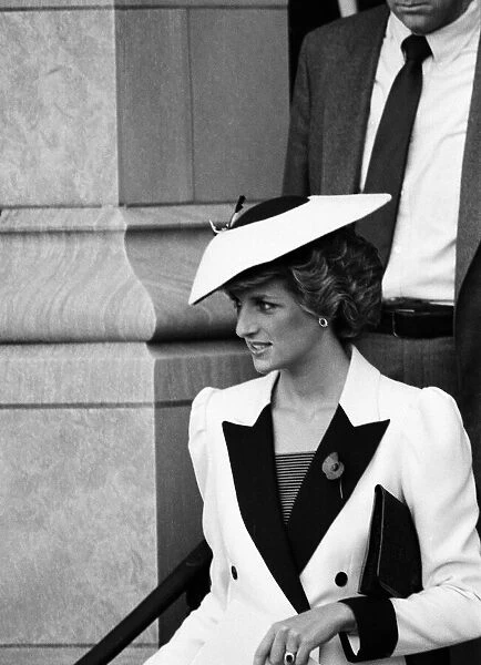 Diana, Princess of Wales during her visit to Washington, DC. 11th November 1985