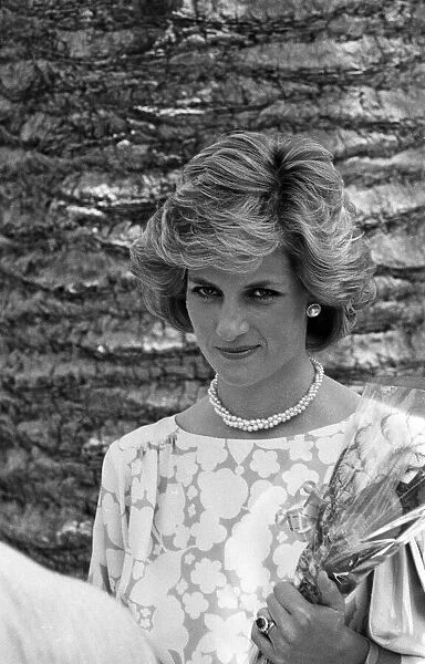 Diana, Princess of Wales visits Italy. May 1985
