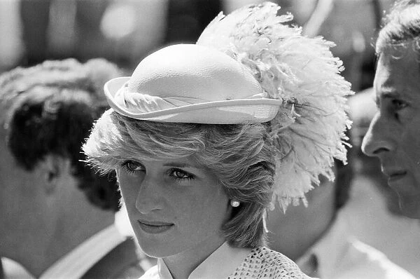 Diana, Princess of Wales visits Prince Edward Island, Canada. June 1983