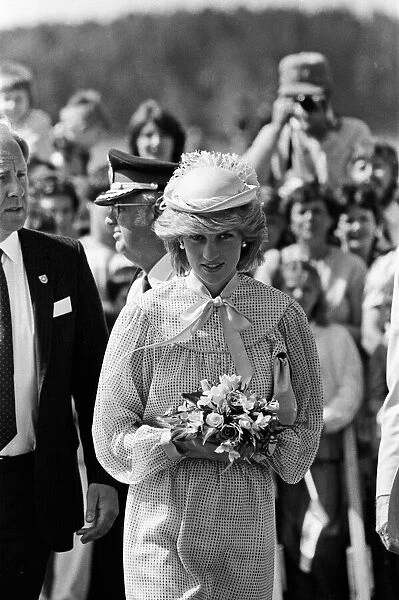 Diana, Princess of Wales visits Prince Edward Island, Canada. June 1983