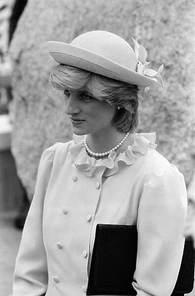 Diana, Princess of Wales visits Saint John and Rothesay, Canada. June 1983