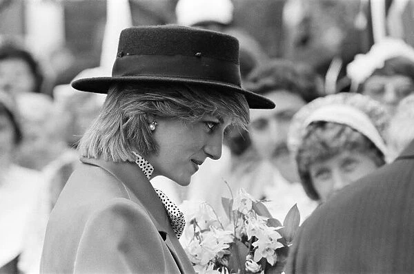 Diana, Princess of Wales visits Saint John and Rothesay, Canada. June 1983