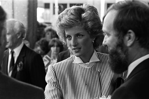 Diana, Princess of Wales visits Wythenshawe, Greater Manchester. 27th August 1985