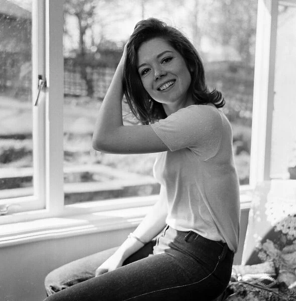 Diana Rigg, Actress, soon to take on the role of Emma Peel in The Avengers ABC TV Series