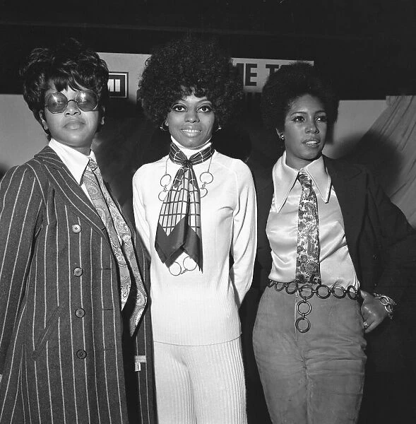 Diana Ross and The Supremes November 1968 Music Group Singer