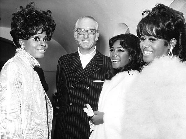 Diana Ross and the Supremes Pop Group with the Duke of Bedford