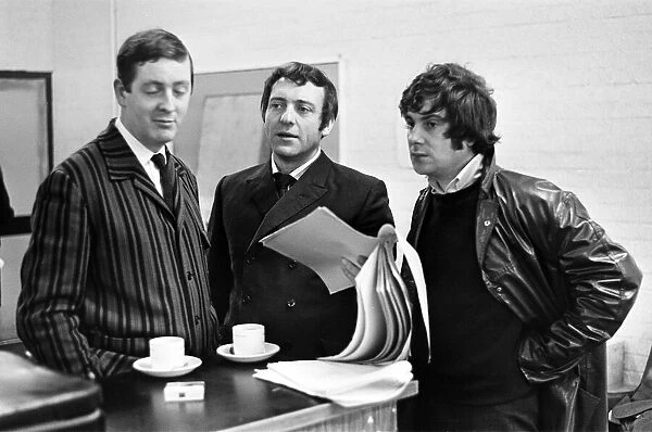 Dick Clement (left) and Ian La Frenais (right) scriptwriters for the 'Mr