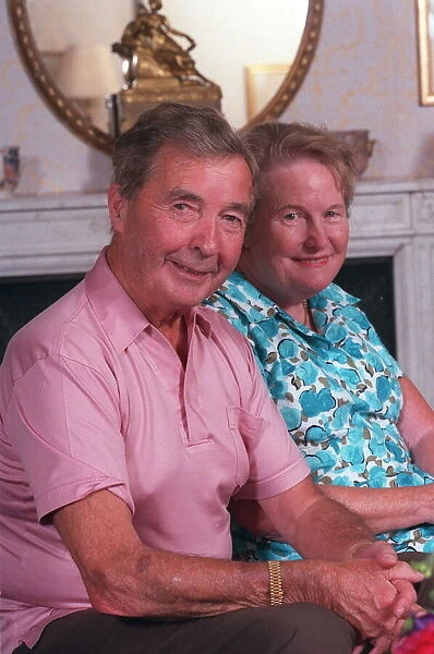 DICK FRANCIS AND HIS WIFE AT HOME 31  /  08  /  1994
