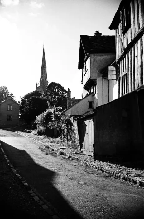 Framed Print : Dick Turpins cottage, back view. Thaxted, Essex. 14th July 1946 Framed Print : Dick Turpins cottage, back view. Thaxted, Essex. 14th July 1946