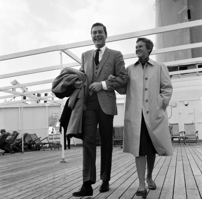 Framed Print : Dick Van Dyke, American actor / comedian arrived on the liner Bremen Framed Print : Dick Van Dyke, American actor / comedian arrived on the liner Bremen